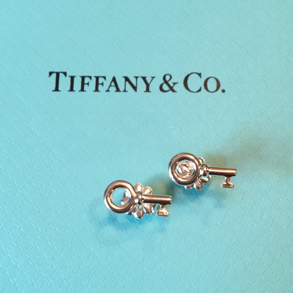 Tiffany & Co. Jewelry - NWT Tiffany and Co mini key SS earrings